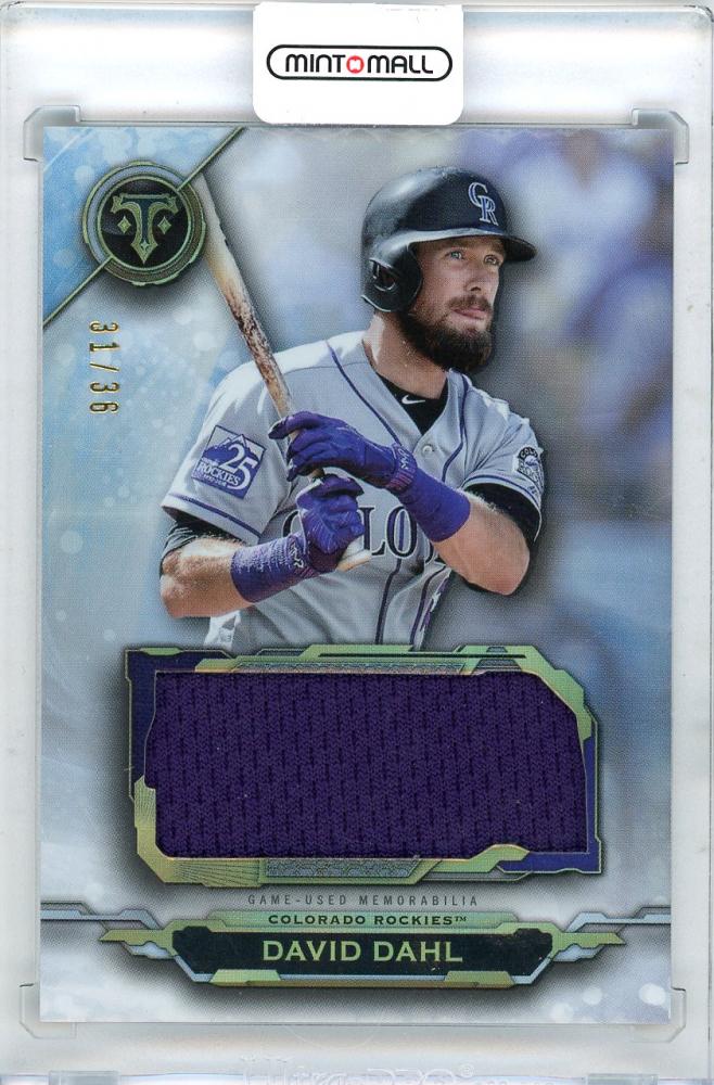 MINT 2019 Topps Triple Threads David Dahl Jersey 31 36