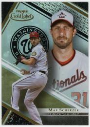 2021 Topps Gold Label Class 1 Black #19 Max Scherzer