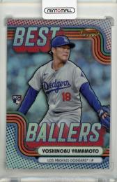 2024 Topps Bowman's Best Yoshinobu Yamamoto Best Ballers RC #BB15