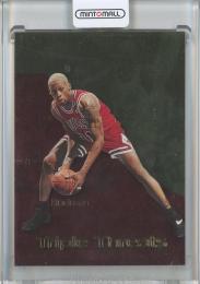 1996-97 SkyBox Premium Dennis Rodman Triple Threats #TT10 Chicago Bulls