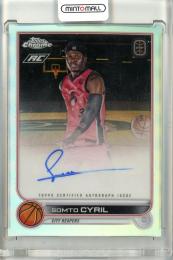 2022-23 Topps Chrome Overtime Elite   Somto Cyril Autograph