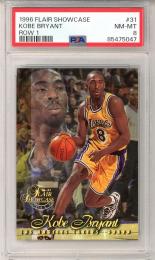 【PSA8】 1996-97 Flair Showcase  Kobe Bryant ROW 1