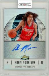 2006-07 Topps Finest Adam Morrison #100 Rookie Autographs Refractors Charlotte Bobcats