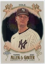 2021 Topps Allen and Ginter Chrome #123 Gerrit Cole