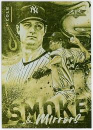 2021 Topps Fire Smoke and Mirrors Gold Minted #SM18 Gerrit Cole