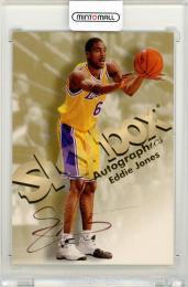 1998-99 Fleer Skybox Premium Eddie Jones #66 Autographics Los Angeles Lakers