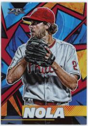 2021 Topps Fire Flame #161 Aaron Nola