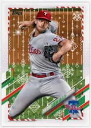 2021 Topps Walmart Holiday #HW7 Aaron Nola