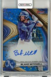 2024 Topps Bowman's Best Blake Mitchell Best of '24 Autographs Blue Refractors #B24BM【017/150】