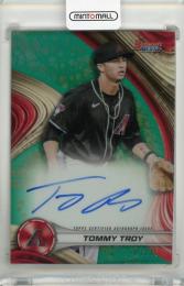 2024 Topps Bowman's Best Tommy Troy Best of '24 Autographs Teal Refractors #B24TT【01/15】