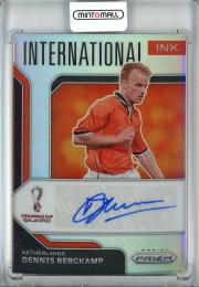 2022 Panini Prizm World Cup Soccer Dennis Bergkamp International Ink Autographs/Silver Prizms/#I-DB【57/99】