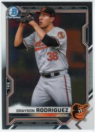 2021 Bowman Chrome Prospects #BCP118 Grayson Rodriguez