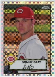 2021 Topps Chrome Platinum Anniversary X-fractors #257 Sonny Gray