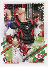 2021 Topps Walmart Holiday #HW141 Tyler Stephenson RC