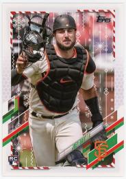 2021 Topps Walmart Holiday #HW105 Joey Bart RC