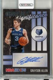 2020-21 Panini Hoops Grayson Allen Great SIGnificance Auto #39