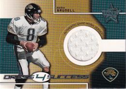 2000 Leaf Rookies and Stars San Diego Chargers Mark Brunell Dress Four Success 057/300