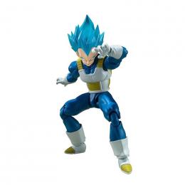 【S.H.Figuarts】スーパーサイヤ人ゴッドスーパーサイヤ人ベジータ-貫き通すサイヤ人の誇り- [2025年4月再販]『ドラゴンボール超』新品 塗装済み可動フィギュア