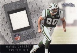 2002 Fleer Showcase Jacksonville Jaguars Wayne Chrebet Football's Best Memorabilia