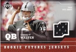 2005 Upper Deck Minnesota Vikings Andrew Walter Rookie Futures Jerseys