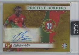 2023 Topps Pristine Road to Euro '24 Rafael Leao Pristine Borders Autographs Gold Refractors #PBARL【36/50】 Portugal