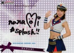 BBM チアリーダー 舞 2018  NANAMI 直筆サインカード 32/60