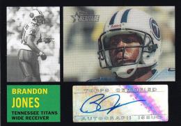 2005 Topps Heritage Arizona Cardinals Brandon Jones Real One Autographs