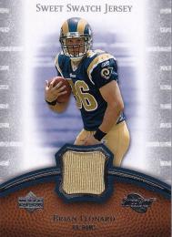 2007 Sweet Spot Baltimore Ravens Brian Leonard Sweet Swatch Jersey