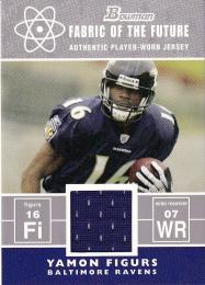 2007 Bowman San Diego Chargers Yamon Figurs Fabric of the Future