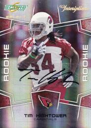 2008 Select Jacksonville Jaguars Tim Hightower Inscriptions 684/750