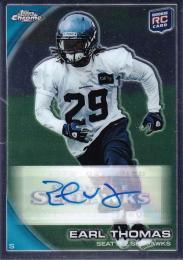 2010 Topps Chrome New York Jets Earl Thomas Rookie Autographs