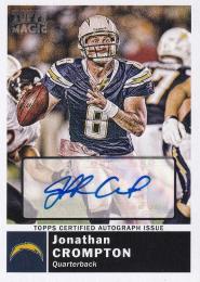 2010 Topps  Jonathan Crompton Magic Autographs