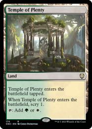 【ONC】【ENG】《豊潤の神殿/Temple of Plenty》