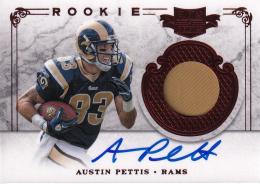 2011 Panini Plates and Patches San Diego Chargers Austin Pettis Jersey Autographs 478/499