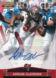 2011 Panini Gridiron Gear  Cleveland Browns Adrian Clayborn Autographs Gold 164/299