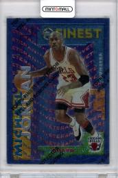 1995 TOPPS FINEST Michael Jordan Jason Caffey #RV-20 Chicago Bulls