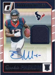 2016 Donruss Houston Texans Braxton Miller Rookie Phenom Jersey Autographs