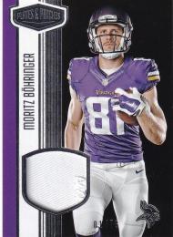 2016 Panini Plates and Patches Minnesota Vikings Moritz Bohringer Rookie Patches(1stナンバー!) 01/75
