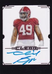 2019 Leaf Trinity  Isaiah Buggs Clear Autographs Purpleパラレル版