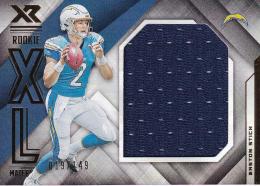 2019 Panini XR Los Angeles Chargers Easton Stick Rookie XL Materials 019/149
