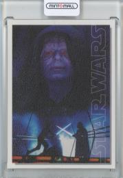 2022 Topps Star Wars Masterwork  Emperor Palpatine Star Wars: Return of the Jedi Original Trilogy Posters Canvas Parallels 19/25