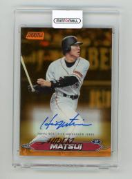 2024 TOPPS Stadium Club NPB 松井秀喜 直筆サインカード  Orange Parallel Autograph【19/25】 読売ジャイアンツ