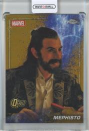 2025 Topps Chrome Marvel Studios Mephisto Snap Variation Gold Refractors #S193【15/50】