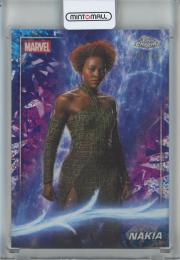 2025 Topps Chrome Marvel Studios Nakia Ms. Marvel Speckle Refractors #81【01/49】