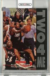 1998-99 Skybox Metal Universe Allen Iverson Two for Me, Zero for You #3《側面ヤケあり》