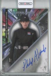 2022 Topps Star Wars Masterwork  Philip Alexander as Imperial Security Officer Autographs