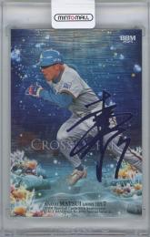 2025 BBM 35周年& 週刊ベースボール4000号記念 / 松井稼頭央(西武ライオンズ) ロイヤルパープル箔サイン入りCROSS OCEANインサートカード 【04/10】