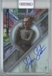 2022 Topps Star Wars Masterwork  Stephen Stanton as Admiral Tarkin Autographs Rainbow Foil Parallels 16/50