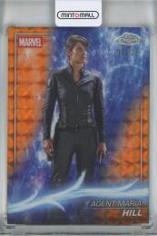2025 Topps Chrome Marvel Studios Agent Maria Hill Orange Geometric Refractors #30【17/25】