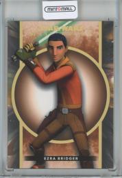 2022 Topps Star Wars Masterwork  Ezra Bridger Base #81 Orange Parallels 06/10